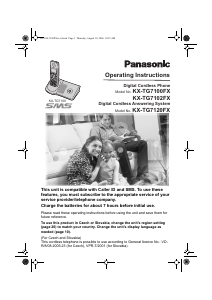 Handleiding Panasonic KX-TG7100FX Draadloze telefoon