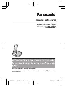 Manual de uso Panasonic KX-TGJ310SP Teléfono inalámbrico