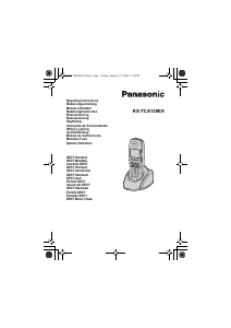 Manuale Panasonic KX-TCA130EX Telefono senza fili