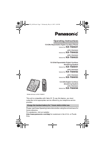 Manual Panasonic KX-TG605112 Wireless Phone