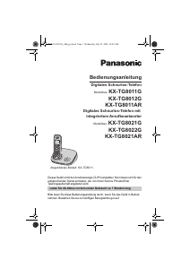 Bedienungsanleitung Panasonic KX-TG8012GS Schnurlose telefon