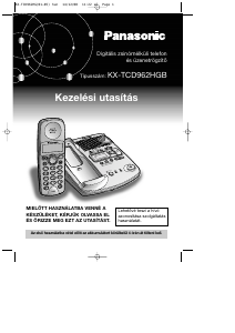 Használati útmutató Panasonic KX-TCD962HGB Vezeték nélküli telefon