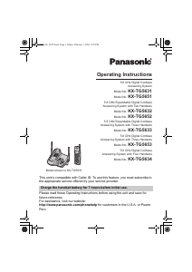 Handleiding Panasonic KX-TG5631 Draadloze telefoon