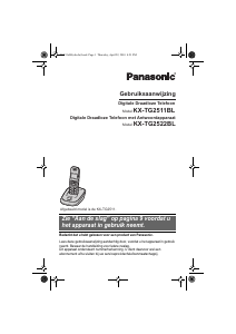 Handleiding Panasonic KX-TG2522BL Draadloze telefoon