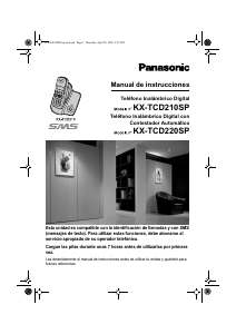 Manual de uso Panasonic KX-TCD210220SP Teléfono inalámbrico