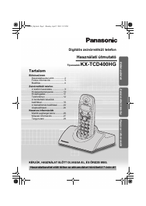 Használati útmutató Panasonic KX-TCD400HGC Vezeték nélküli telefon