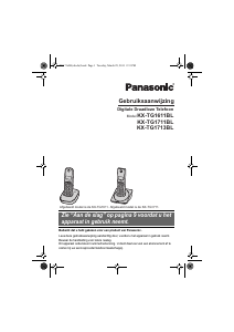 Handleiding Panasonic KX-TG1711BL Draadloze telefoon