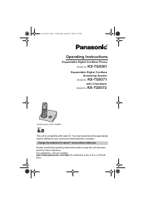 Handleiding Panasonic KX-TG9361 Draadloze telefoon