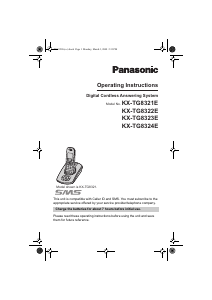 Manual Panasonic KX-TG8321E Wireless Phone