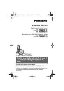 Használati útmutató Panasonic KX-TG6521HGM Vezeték nélküli telefon