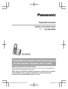 Használati útmutató Panasonic KX-TGE210PD Vezeték nélküli telefon