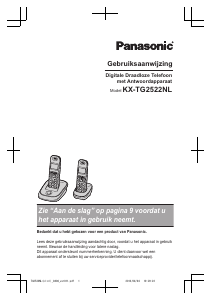 Handleiding Panasonic KX-TG2522NL Draadloze telefoon