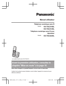 Mode d’emploi Panasonic KX-TGC212SL Téléphone sans fil