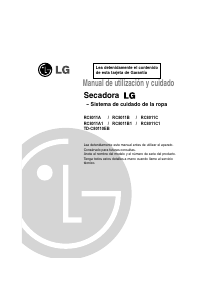Manual de uso LG RC8011A1 Secadora