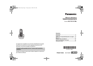 Mode d’emploi Panasonic KX-TG1311BL Téléphone sans fil