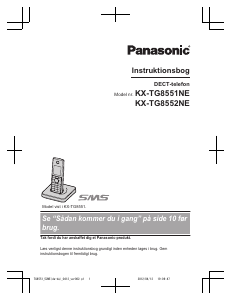 Brugsanvisning Panasonic KX-TG8551NE Trådløs telefon