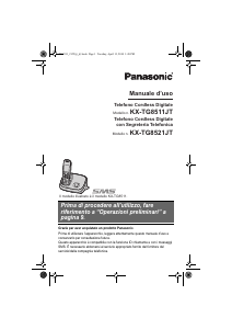 Manuale Panasonic KX-TG8511JT Telefono senza fili