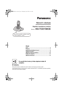 Manuál Panasonic KX-TCD150CE Bezdrátový telefon