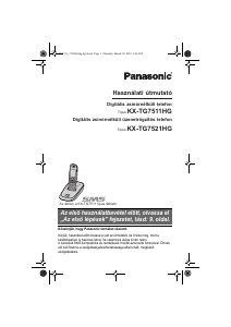 Használati útmutató Panasonic KX-TG7521HG Vezeték nélküli telefon
