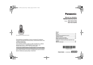 Návod Panasonic KX-TG1311FX Bezdrôtový telefón