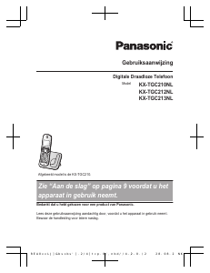 Handleiding Panasonic KX-TGC213NL Draadloze telefoon