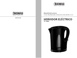 Manual de uso Thomas TH-4205 Hervidor
