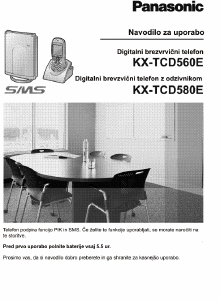 Priručnik Panasonic KX-TCD560ES Bežični telefon