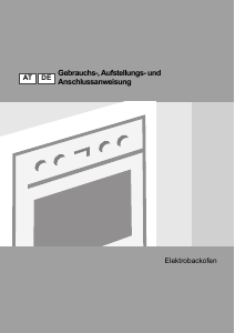 Bedienungsanleitung SIBIR EB 6300 E Backofen