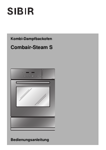 Bedienungsanleitung SIBIR Tritherm-Steam S 62A Backofen