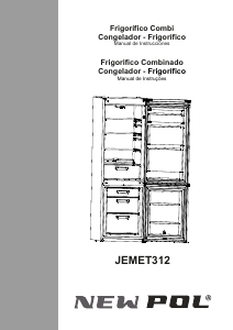 Manual de uso New Pol Jemet312 Frigorífico combinado