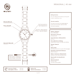 Manual Holzkern Bob Watch