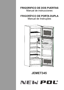 Manual de uso New Pol Jemet345 Frigorífico combinado