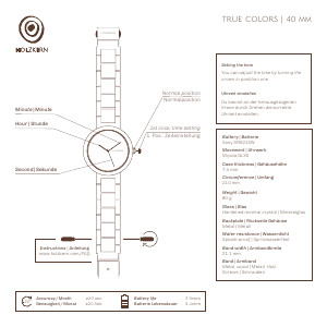 Handleiding Holzkern Der Freigeist Horloge