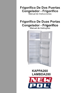 Manual de uso New Pol Kappa260 Frigorífico combinado