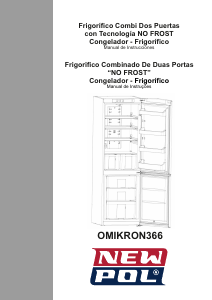 Manual de uso New Pol Omikron366 Frigorífico combinado