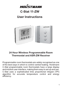 Manual Horstmann C-Stat 11-ZW Thermostat