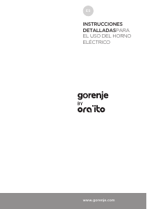 Manual de uso Gorenje BO758ORAB Horno