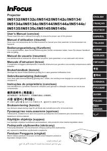 Manual InFocus IN5134a Projector