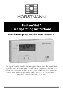 Manual Horstmann Centaurstat 1 Thermostat