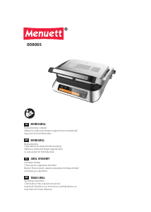 Instrukcja Menuett 008-065 Kontakt grill