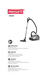 Manual Menuett 005-367 Vacuum Cleaner
