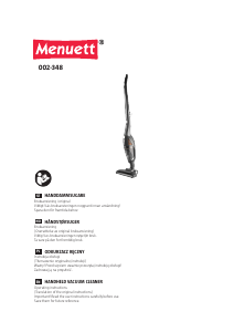 Manual Menuett 002-348 Vacuum Cleaner