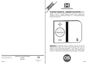 Manual Horstmann ThermoPlus AS1 Thermostat