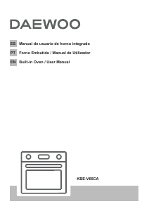 Manual Daewoo KBE-V65CA Oven