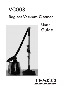 Manual Tesco VC008 Vacuum Cleaner