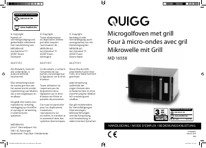 Bedienungsanleitung Quigg MD 16550 Mikrowelle