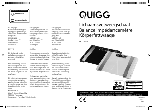 Handleiding Quigg MD 14659 Weegschaal