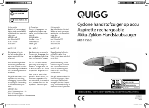 Handleiding Quigg MD 17560 Kruimeldief