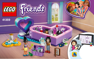 Руководство ЛЕГО set 41359 Friends Большая шкатулка дружбы