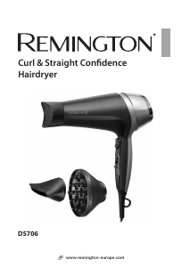 Εγχειρίδιο Remington D5706 Curl & Straight Confidence Πιστολάκι μαλλιών